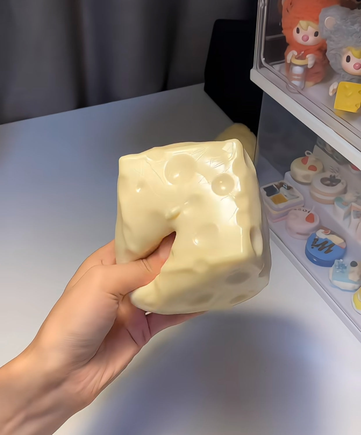 Jumbo Cheese Block Handmade Ball ruirui Squishy toy
