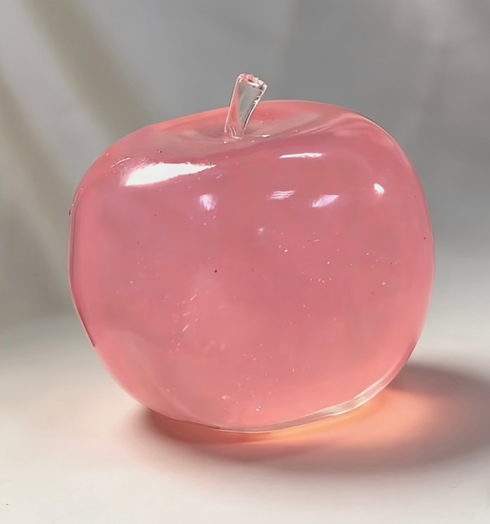 Pink Apple Squishy Toy - Handmade Jelly Slow Rising | Ruirui Squishy