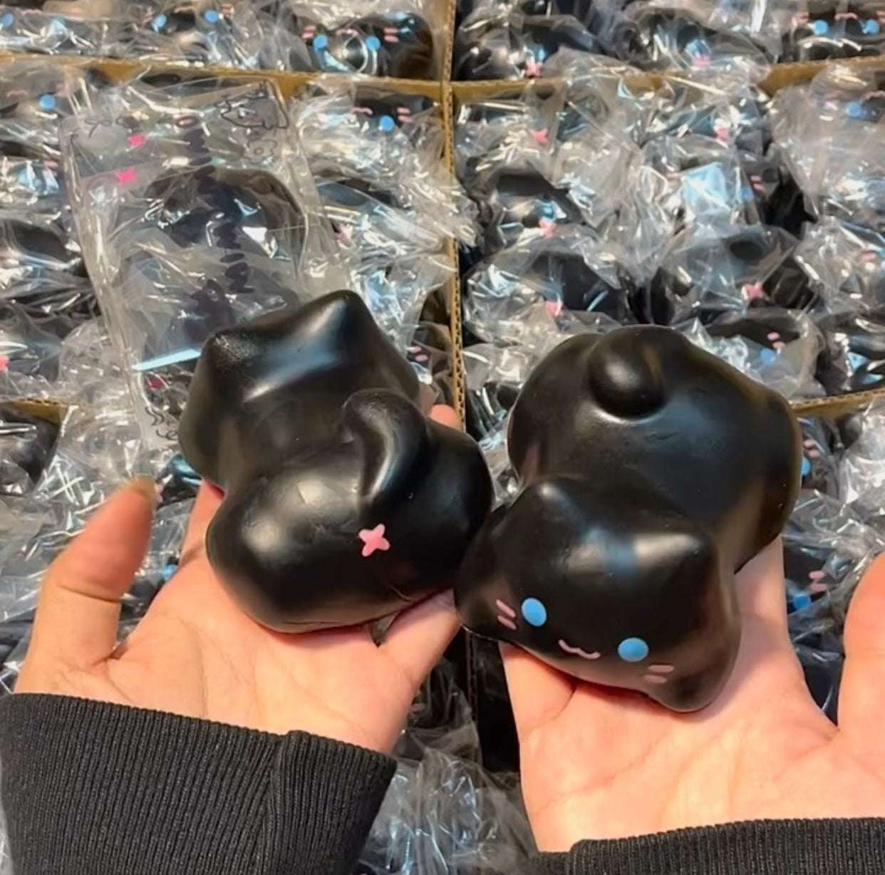 Slime-Tex Black Cat ruirui squishy toy