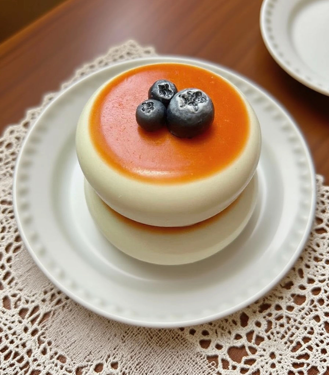 블루베리 맛 수플레