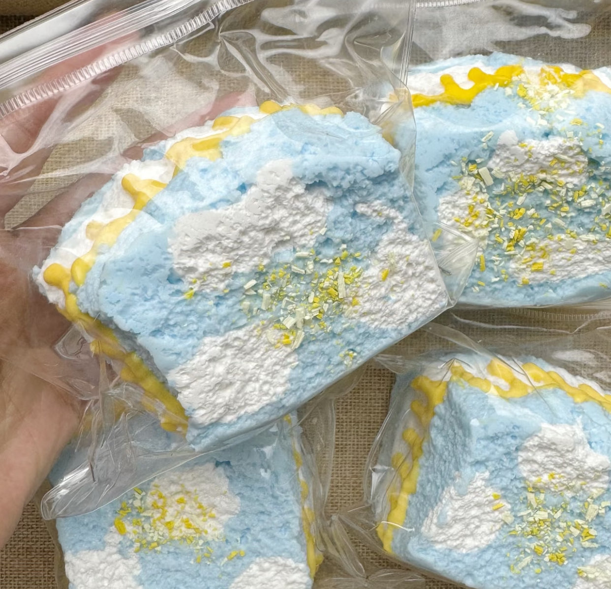 Triple-Layer Sea Salt Toast ruirui Squishy toy