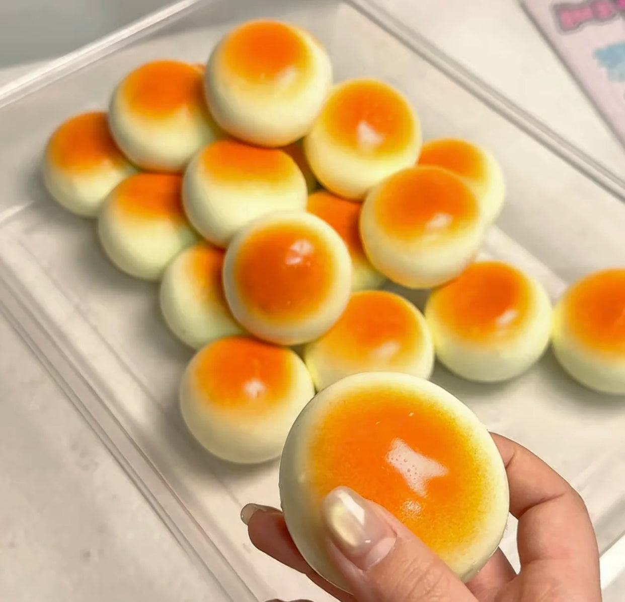 Milky Toasted Bun Handmade Ball ruirui Squishy toy