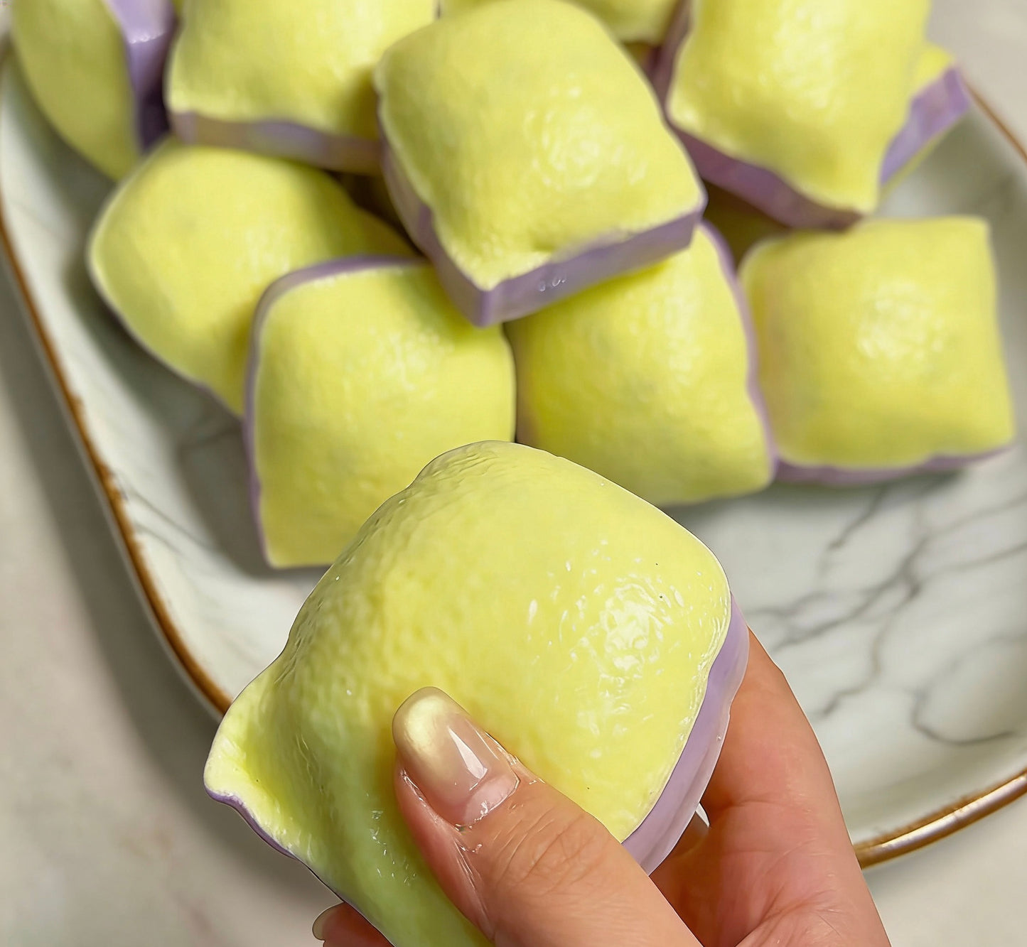 Fruit series handmade ball(Crispy Filling Texture )ruirui squishy toy