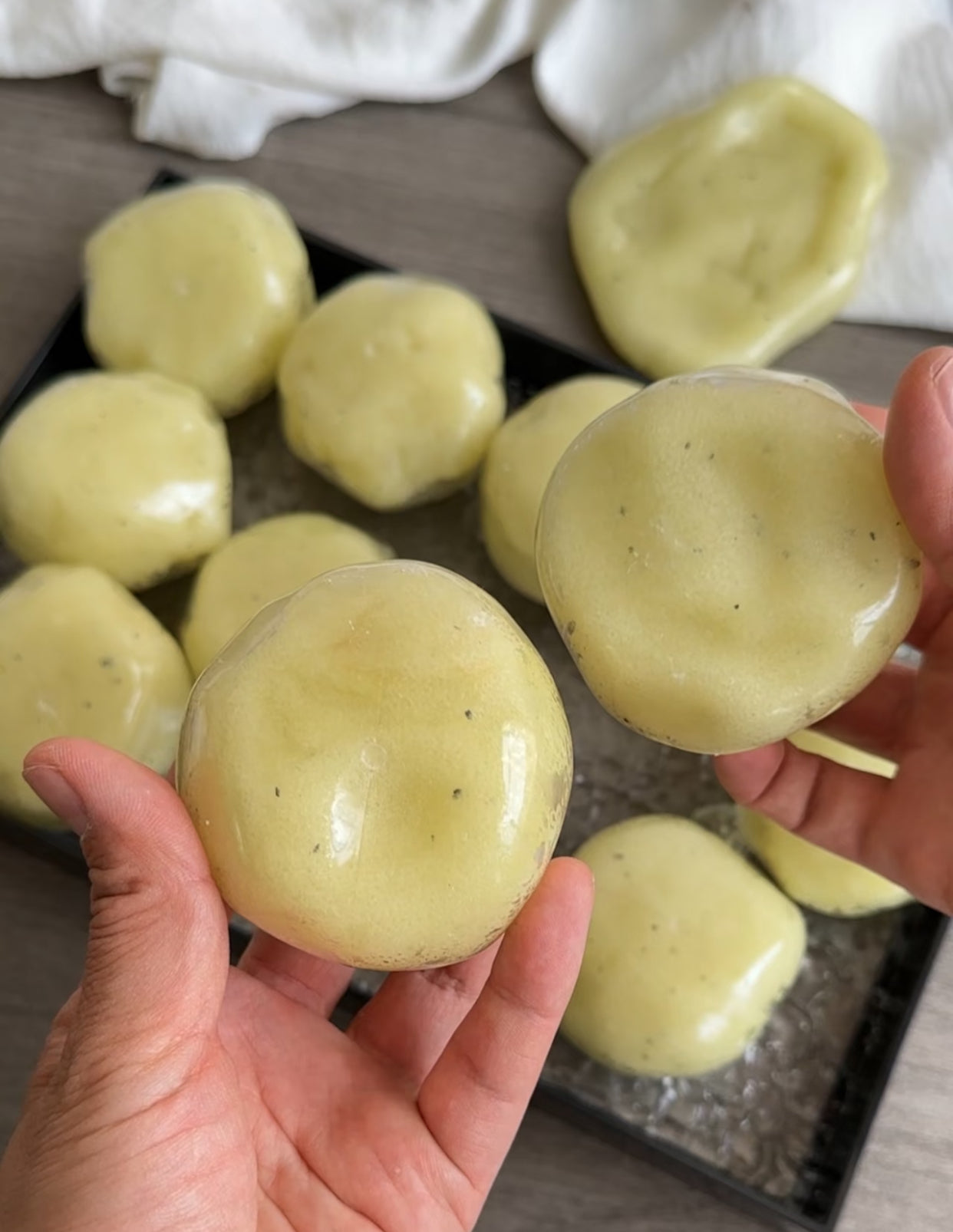 Black Pepper Mashed Potato Handmade Squishy Ball