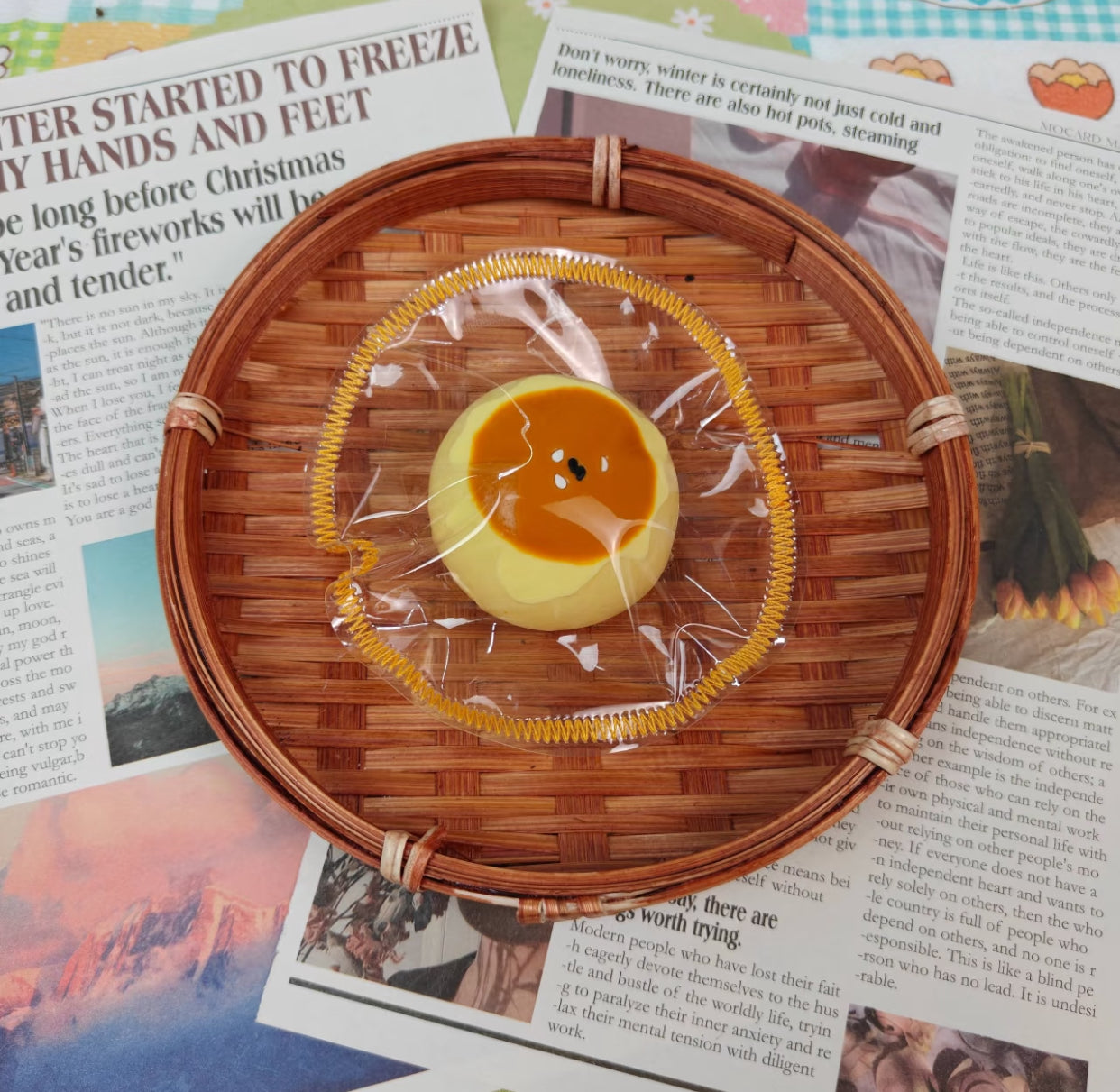 Egg Yolk Pastry ruirui Squishy toy