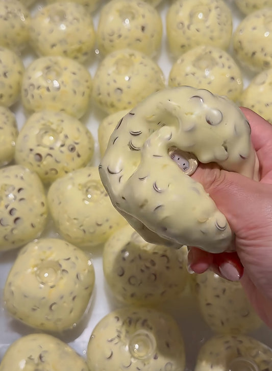 Chocolate Brick Crispy Handmade Ball ruirui squishy toy