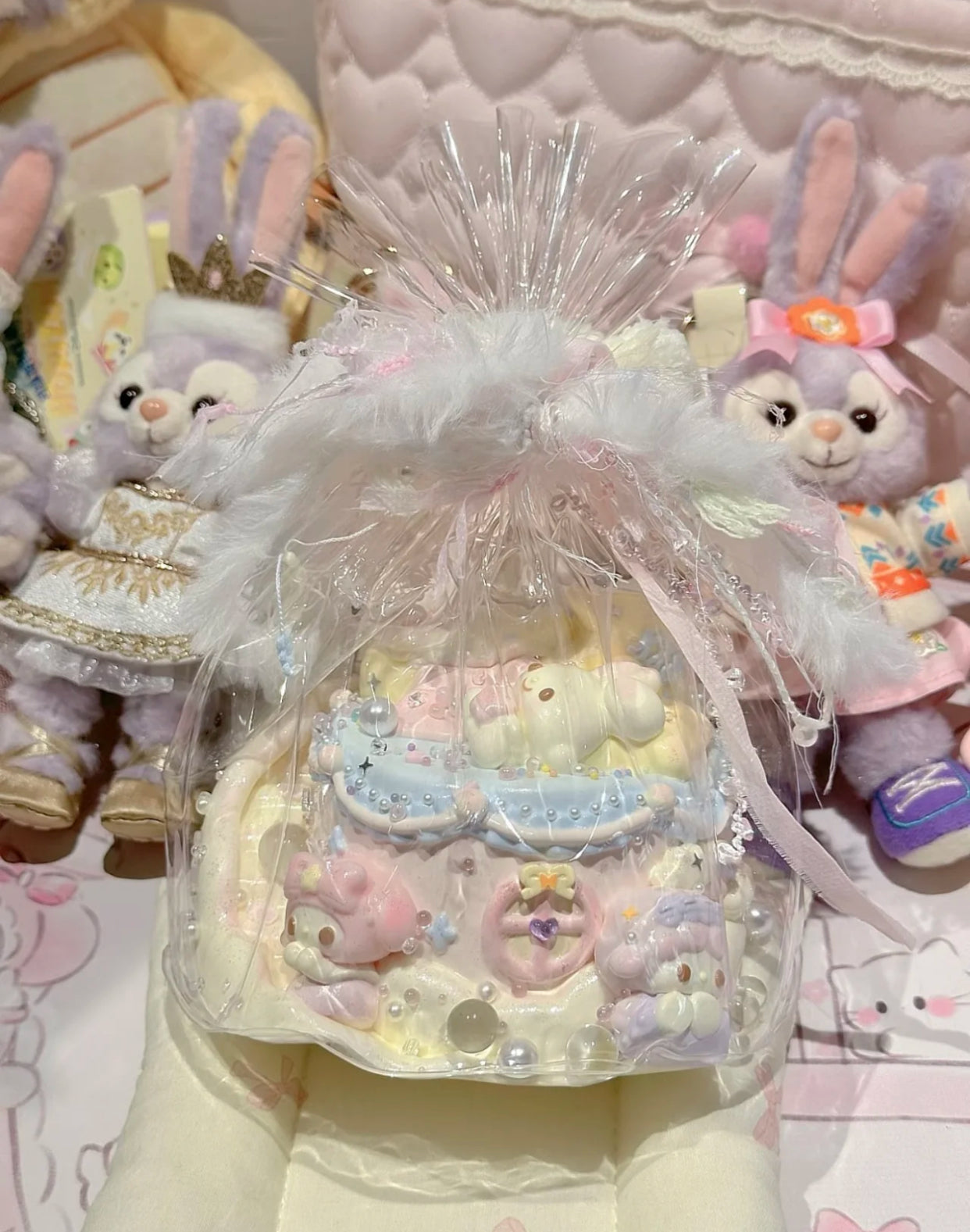 Handmade custom Sanrio cake ruirui squishy toy