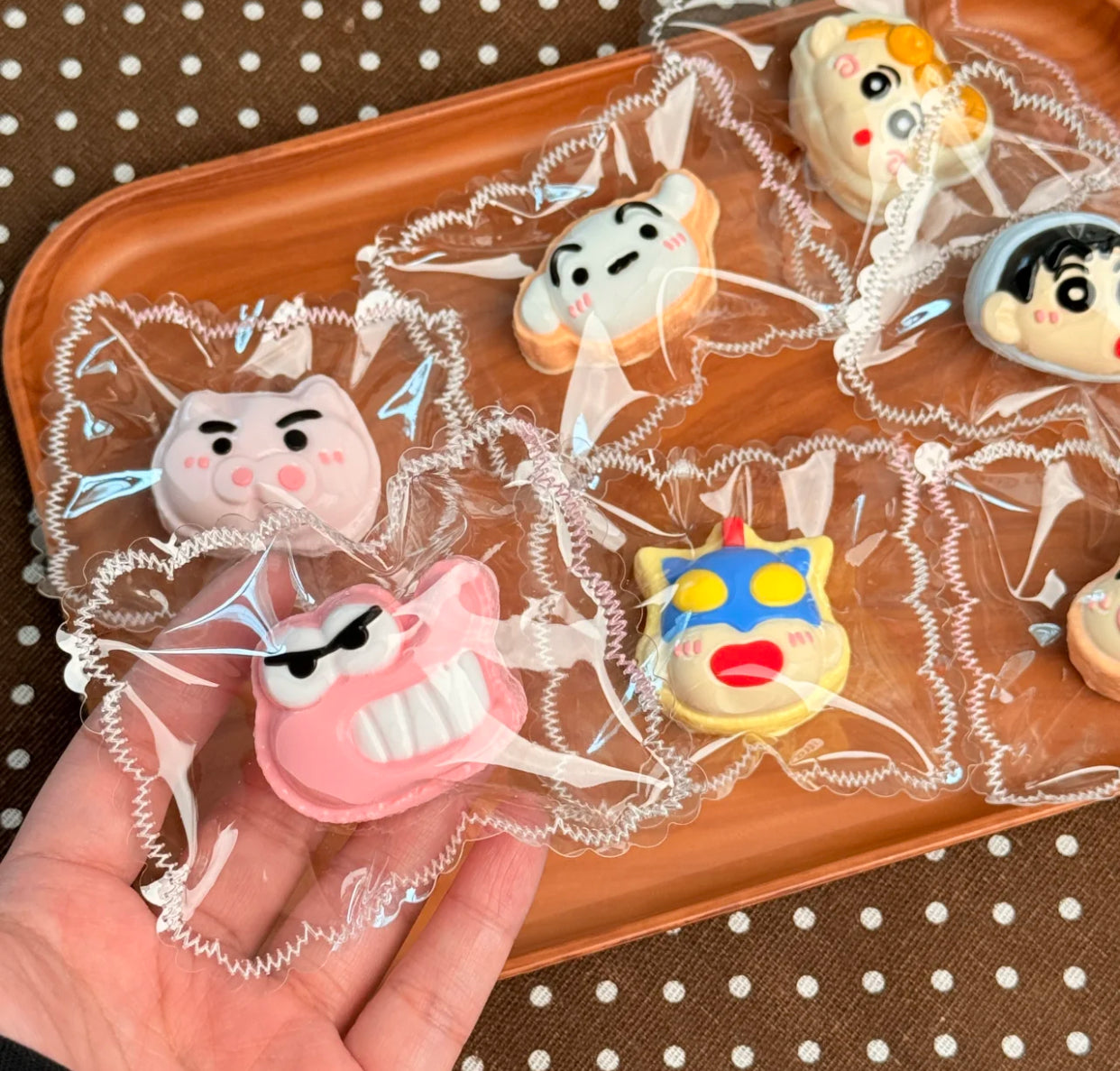 Crayon Shin-chan 8-Piece Squishy Set