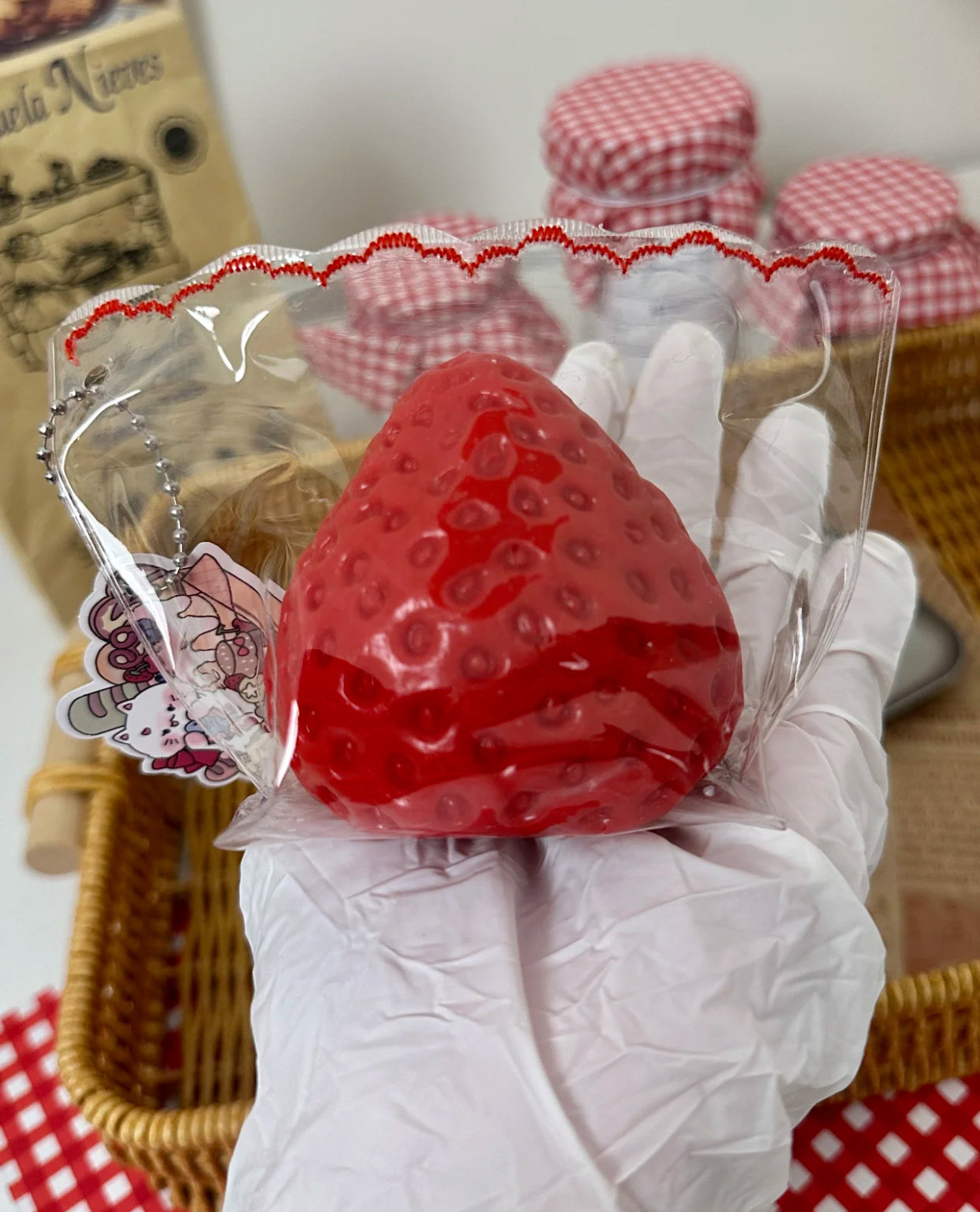 Big strawberry ruirui Squishy toy