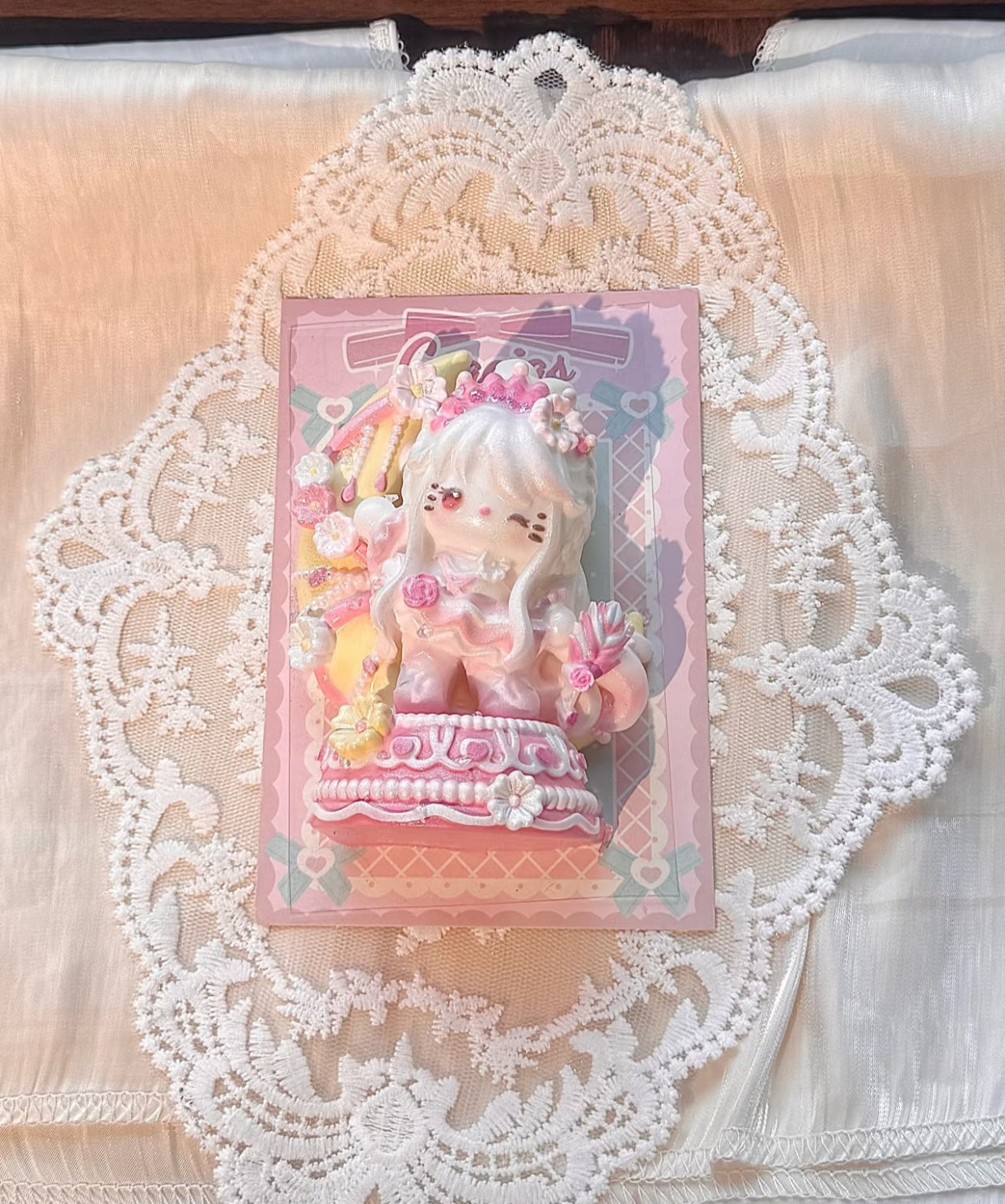 Luxury Custom KT Moon Fairy ruirui Squishy toy