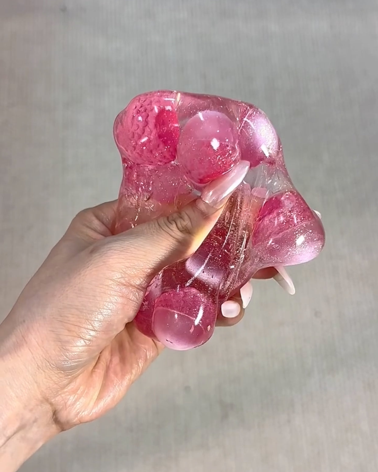 Glass lychee handmade ball ruirui squishy toy