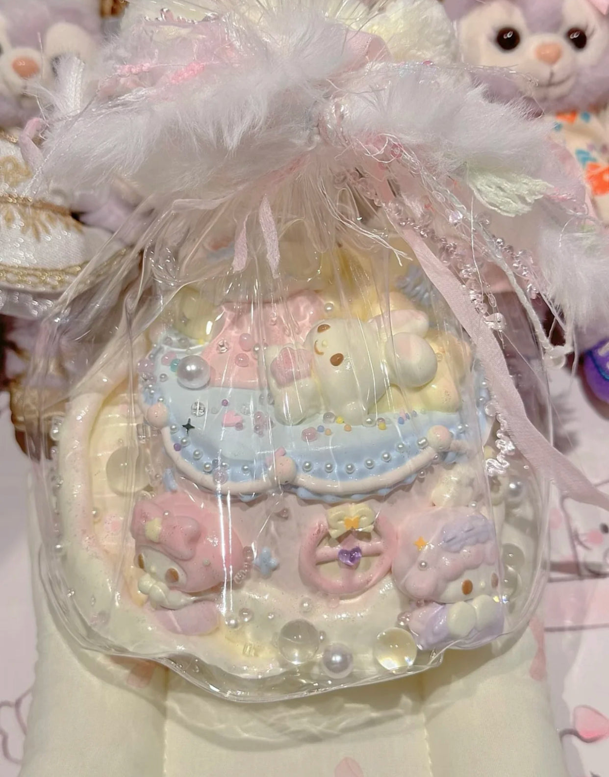 Handmade custom Sanrio cake ruirui squishy toy