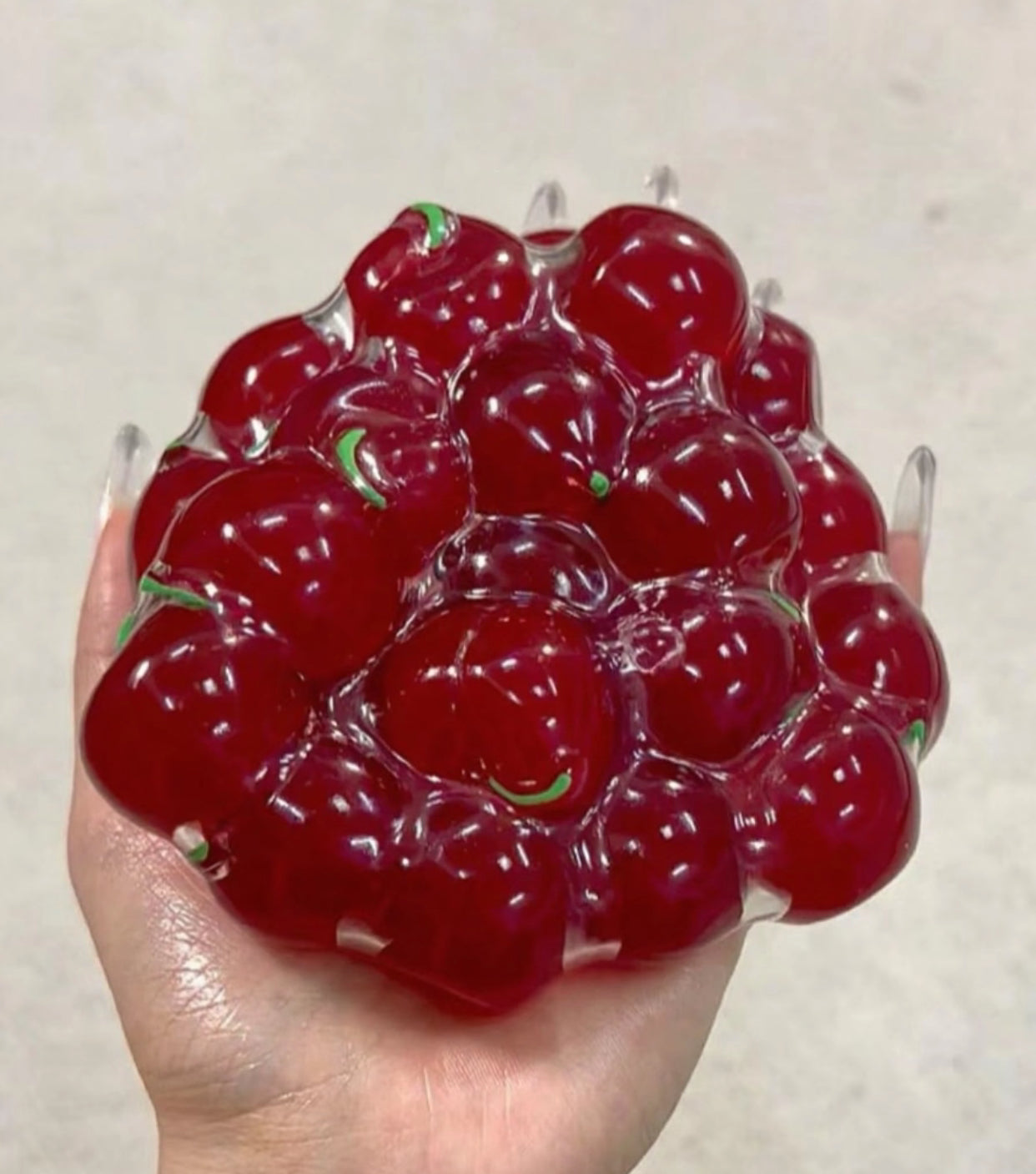 점보 체리(체리 알갱이가 딱딱함) 루이루이 스퀴시 장난감