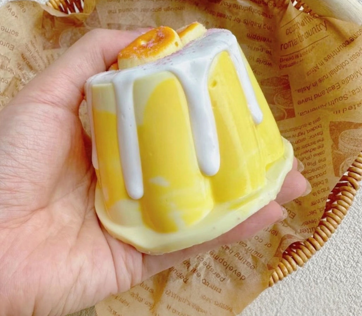Glazed Pudding ruirui Squishy toy
