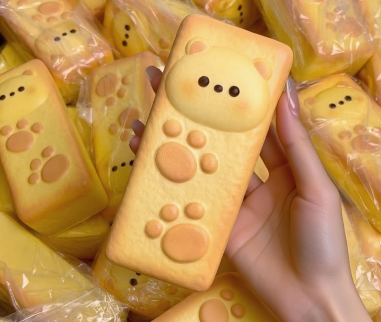 little bear milk brick ruirui squishy toy