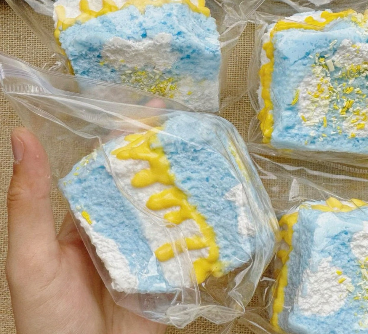 Triple-Layer Sea Salt Toast ruirui Squishy toy