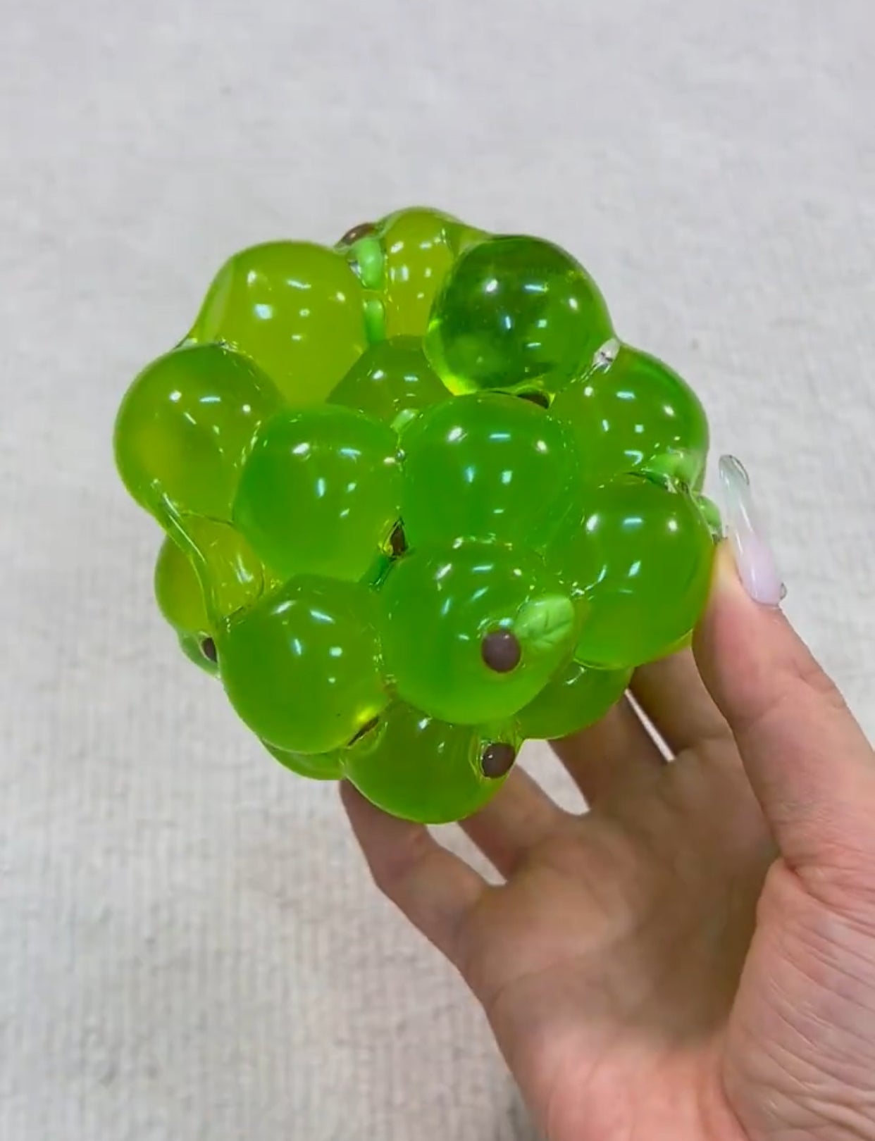 Green apple Handmade ball ruirui squishy tou