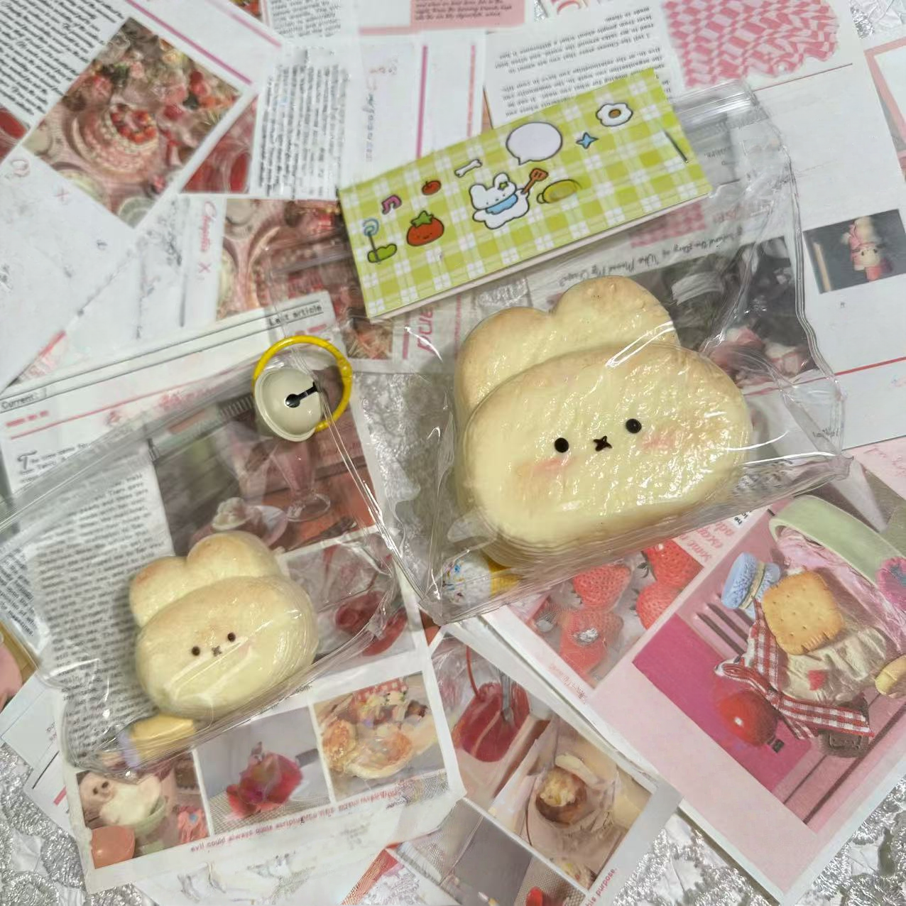 2pcs Bunny ruirui Squishy toy