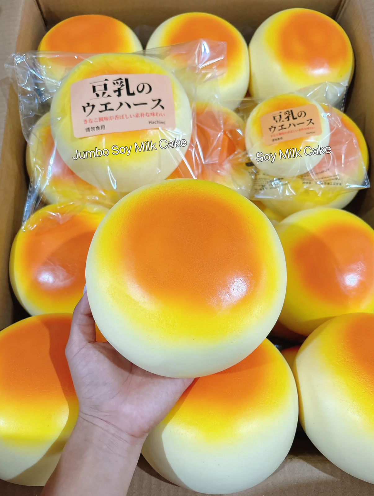 Jumbo Soy Milk Cake Slow-Rise ruirui Squishy toy