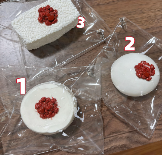 Red Bean Double Skin Milk Series ruirui Squishy toy