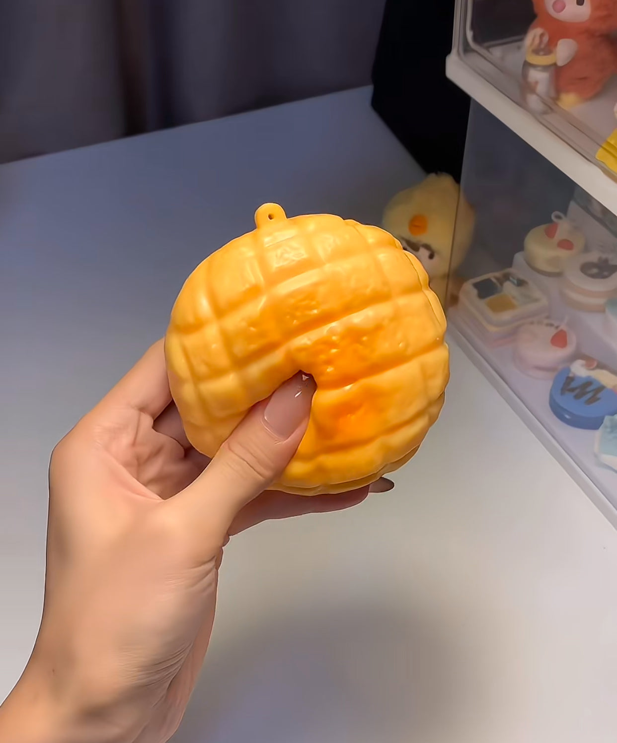 Crispy Pineapple Bun Handmade Ball ruirui Squishy toy