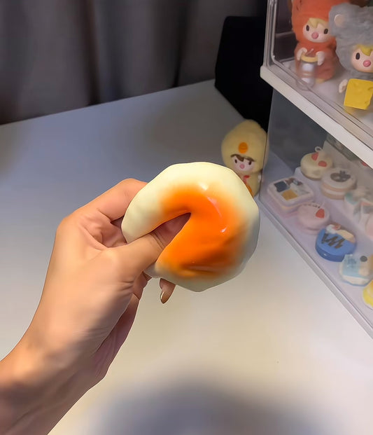 Milky Toasted Bun Handmade Ball ruirui Squishy toy