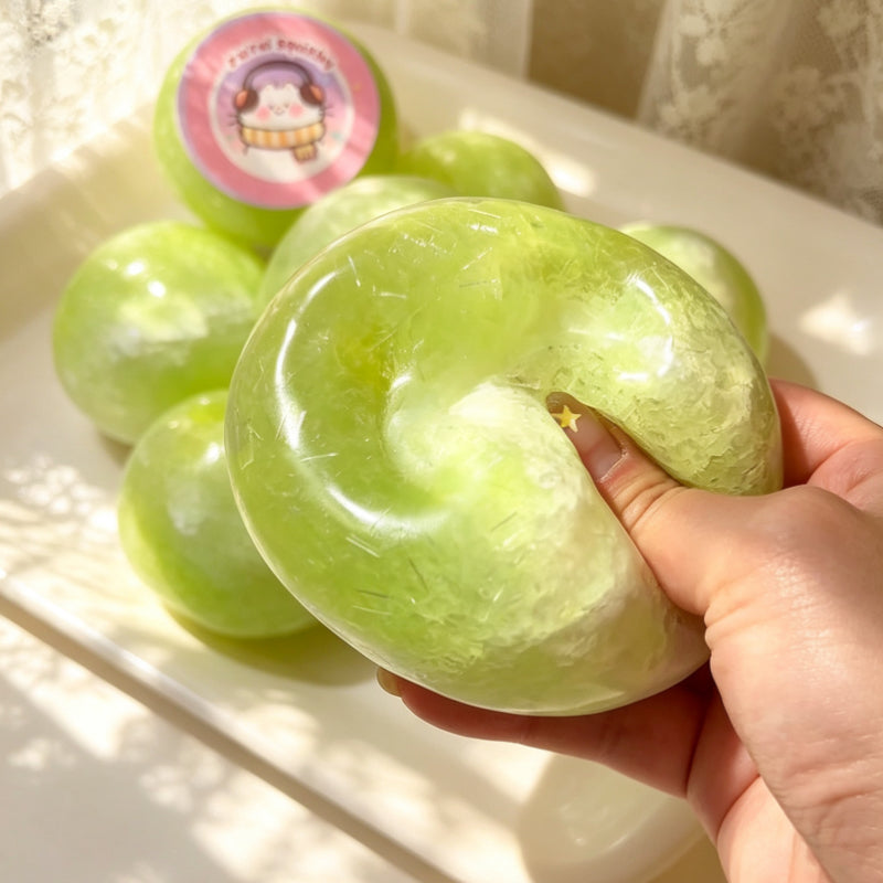 Green Grape Yogurt Ice Handmade Ball ruirui squishy toy