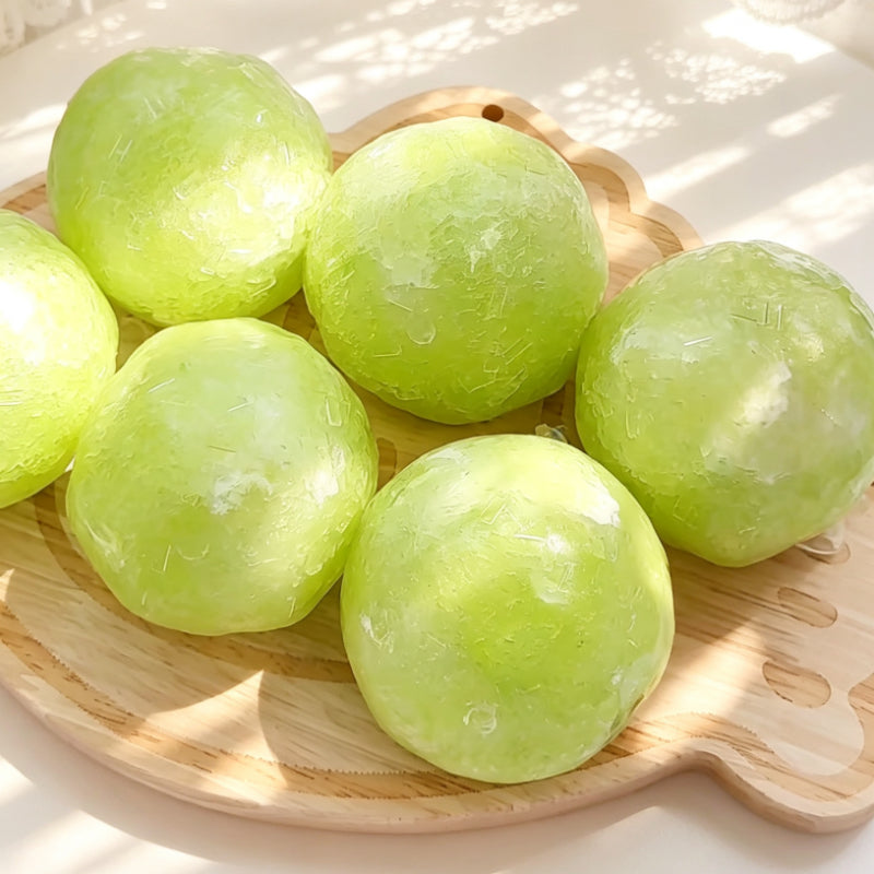 Green Grape Yogurt Ice Handmade Ball ruirui squishy toy