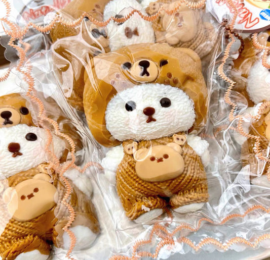 Overalls Bear ruirui Squishy toy