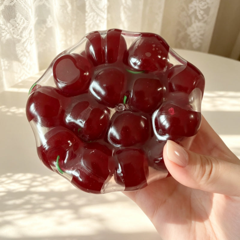 Jumbo Cherry（Cherry granules are hard）ruirui Squishy toy