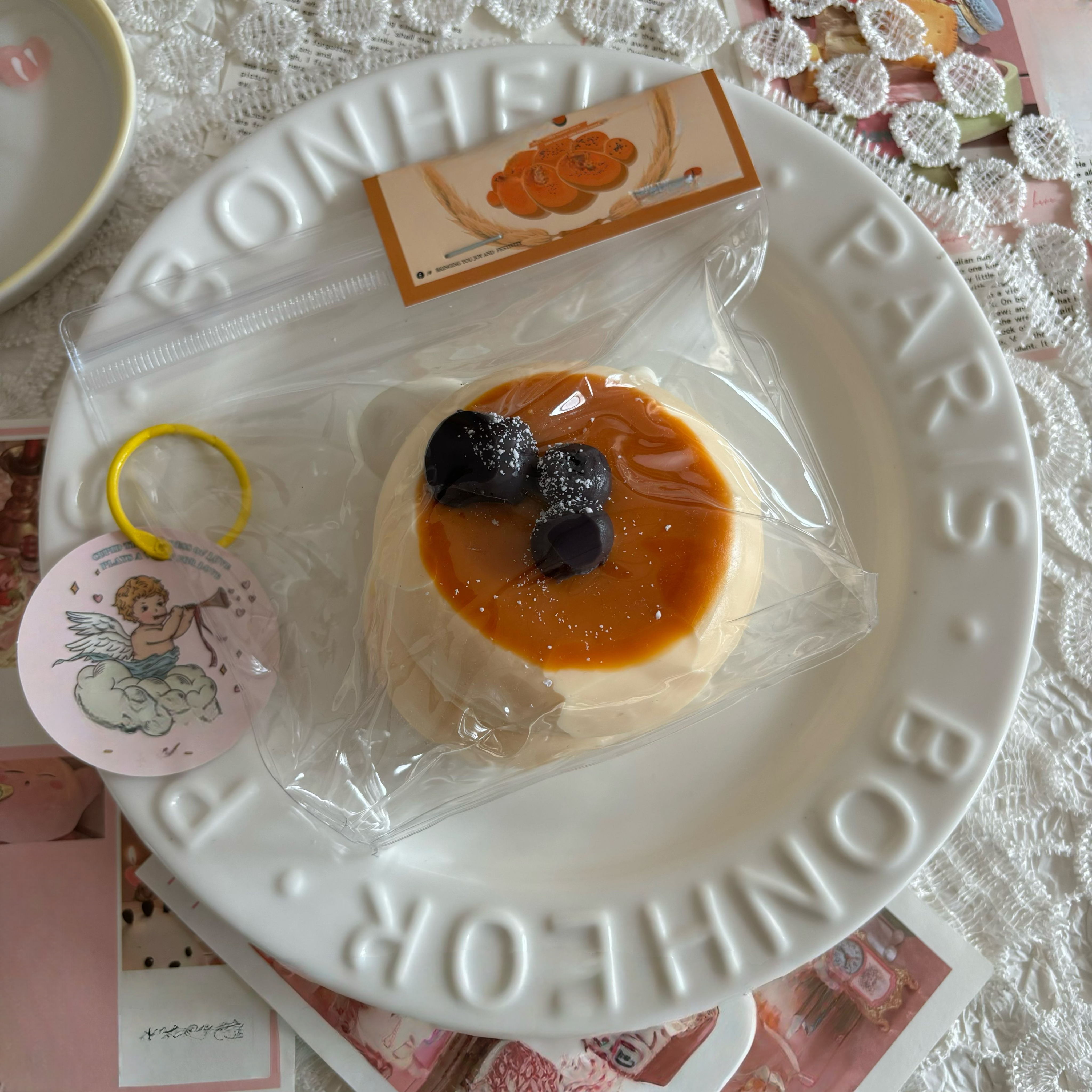 블루베리 맛 수플레