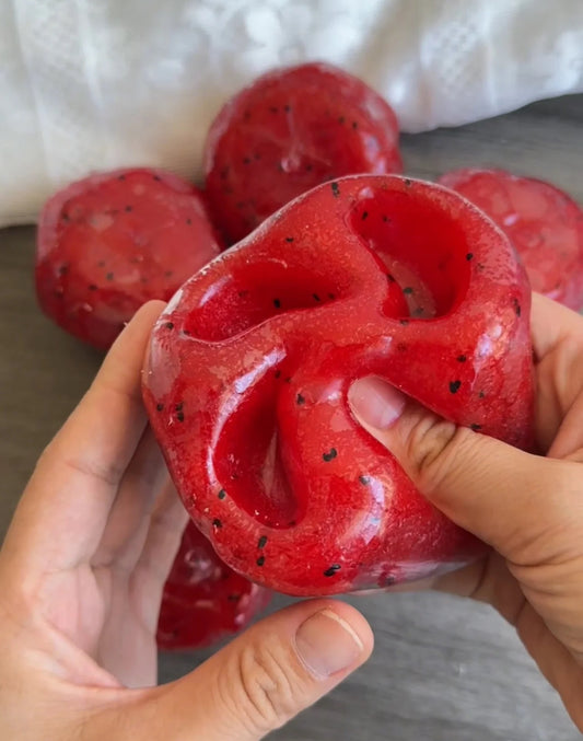 Strawberry Ice Slush Handmade Ball ruirui Squishy toy