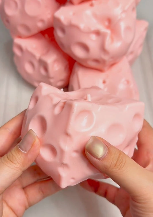 Jumbo Cheese Block Handmade Ball Squishy