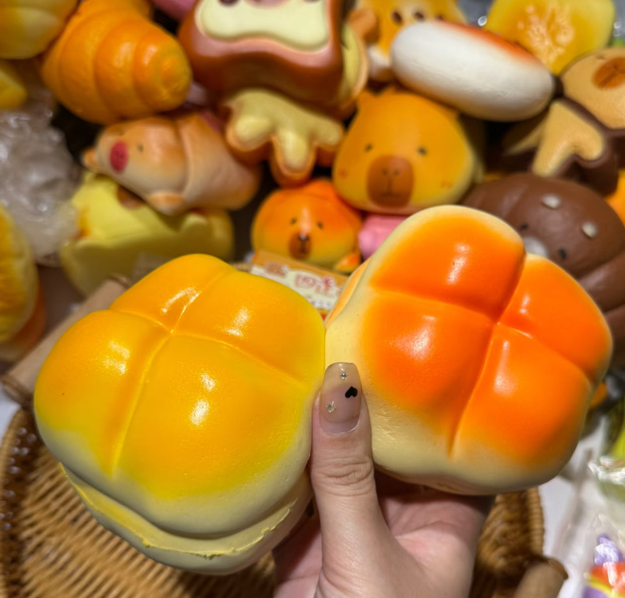 4-grid bread Slow-Rise ruirui Squishy toy