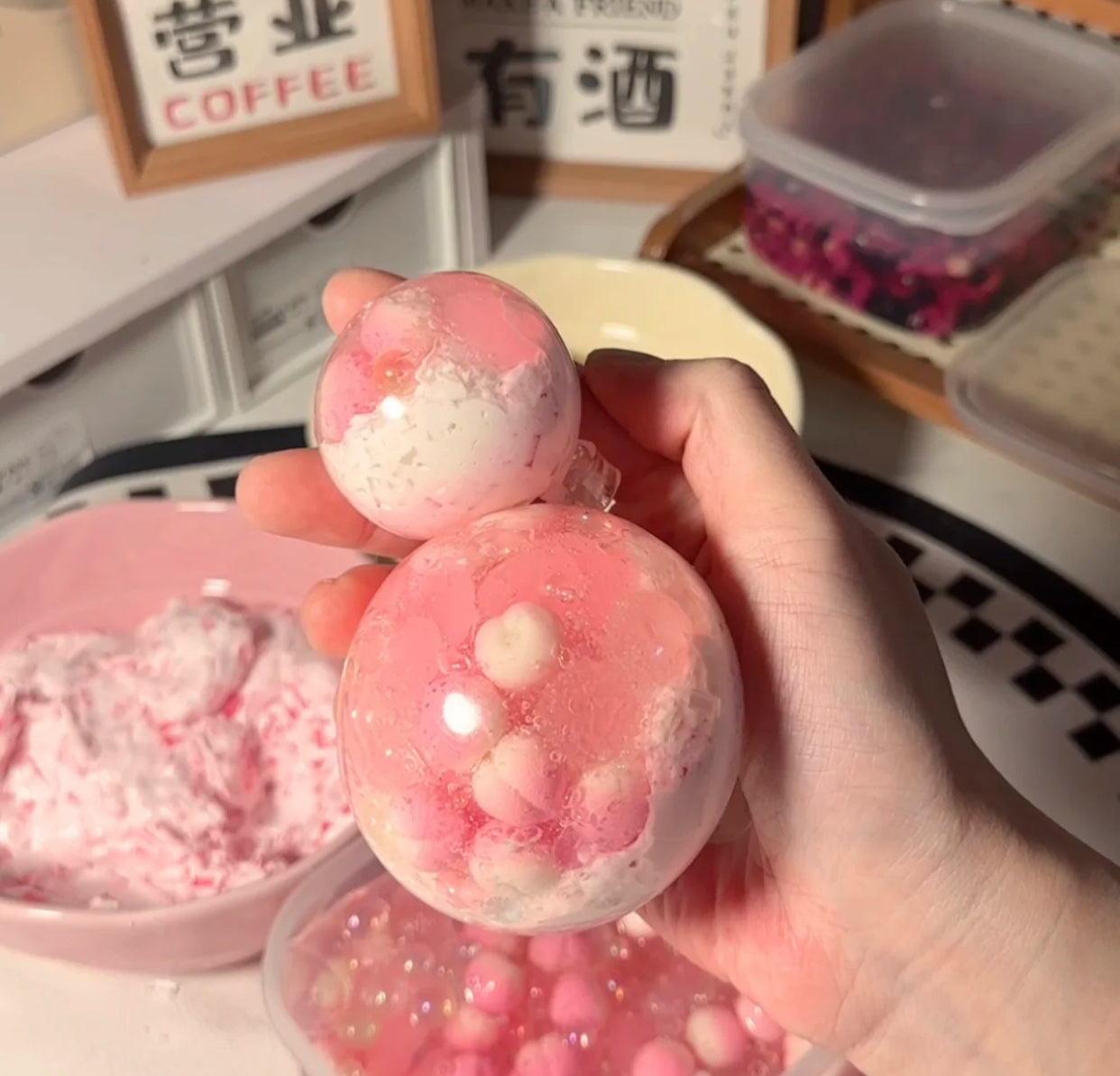 Handmade Peach Stress Ball ruirui Squishy toy