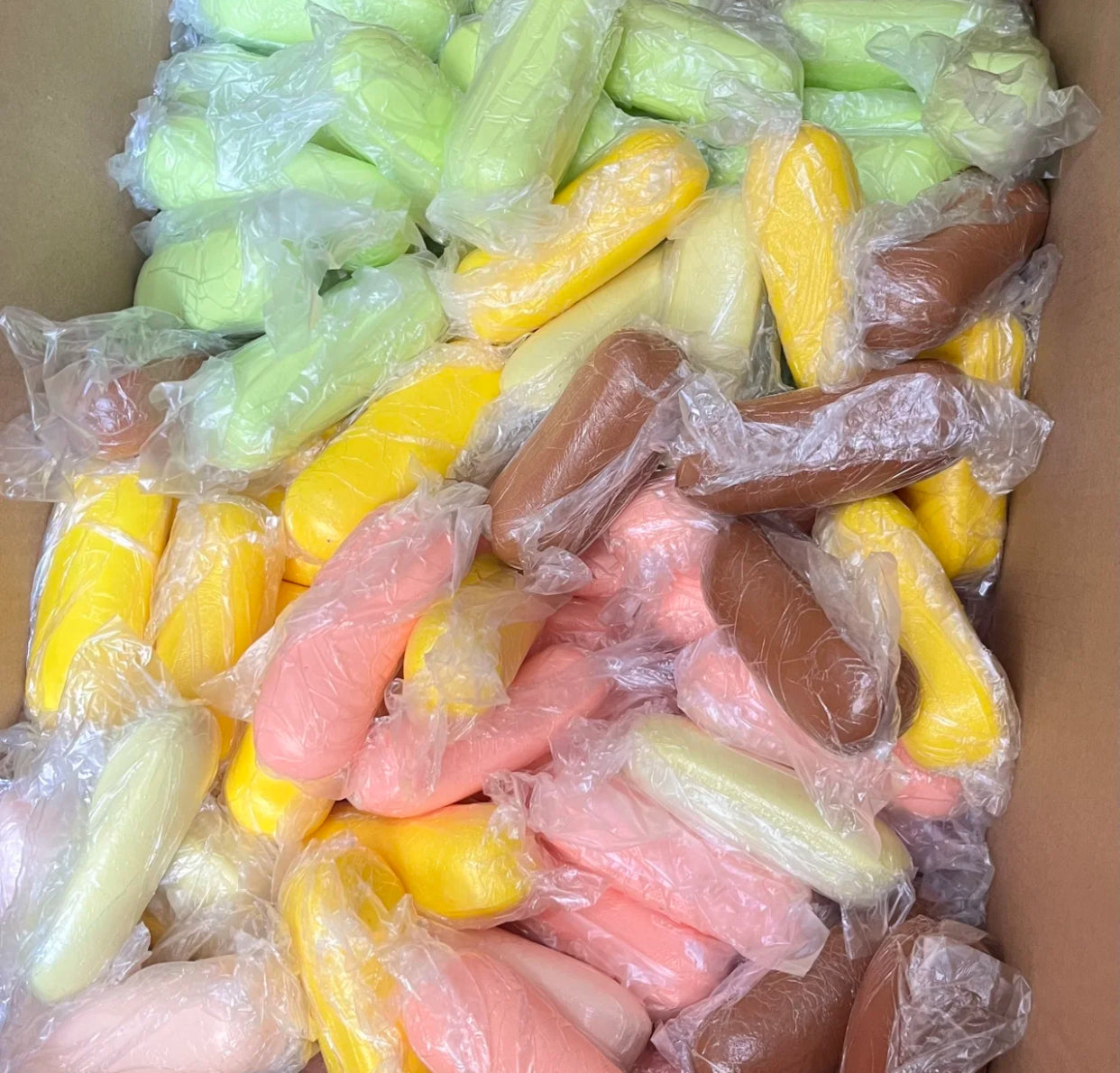 5pes Medium Rice Cake Stick ruirui Squishy toy(Random color.）