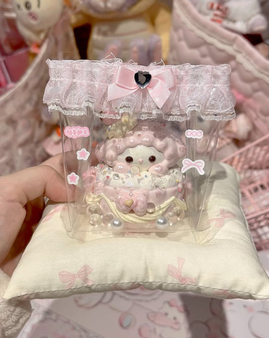 Handmade custom Lamb cupcake ruirui squishy toy