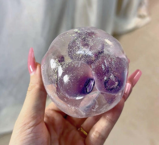 Glass Blueberry Handmade ball ruirui Squishy toy