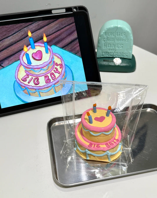 Sandy’s Cake-Themed Squishy Gift for SpongeBob