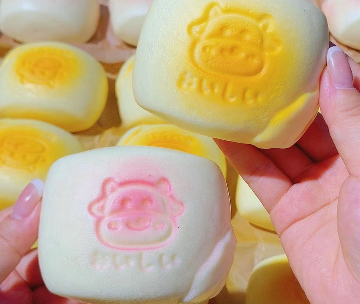 2pes Milk Bread Slow-Rise ruirui Squishy toy