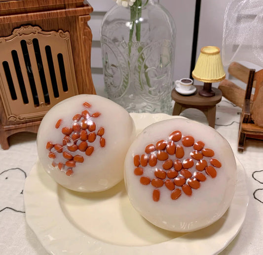 Red Bean Handmade Ball ruirui  Squishy toy