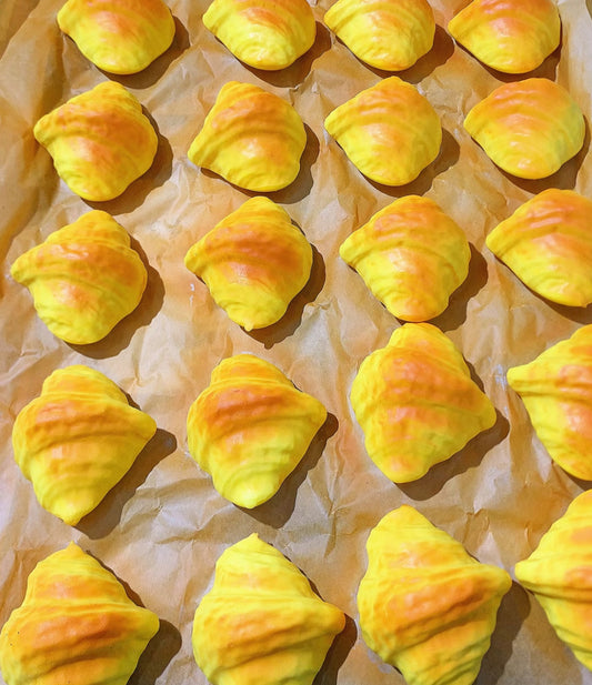 3pcs cut Mini croissant ruirui  squishy toy