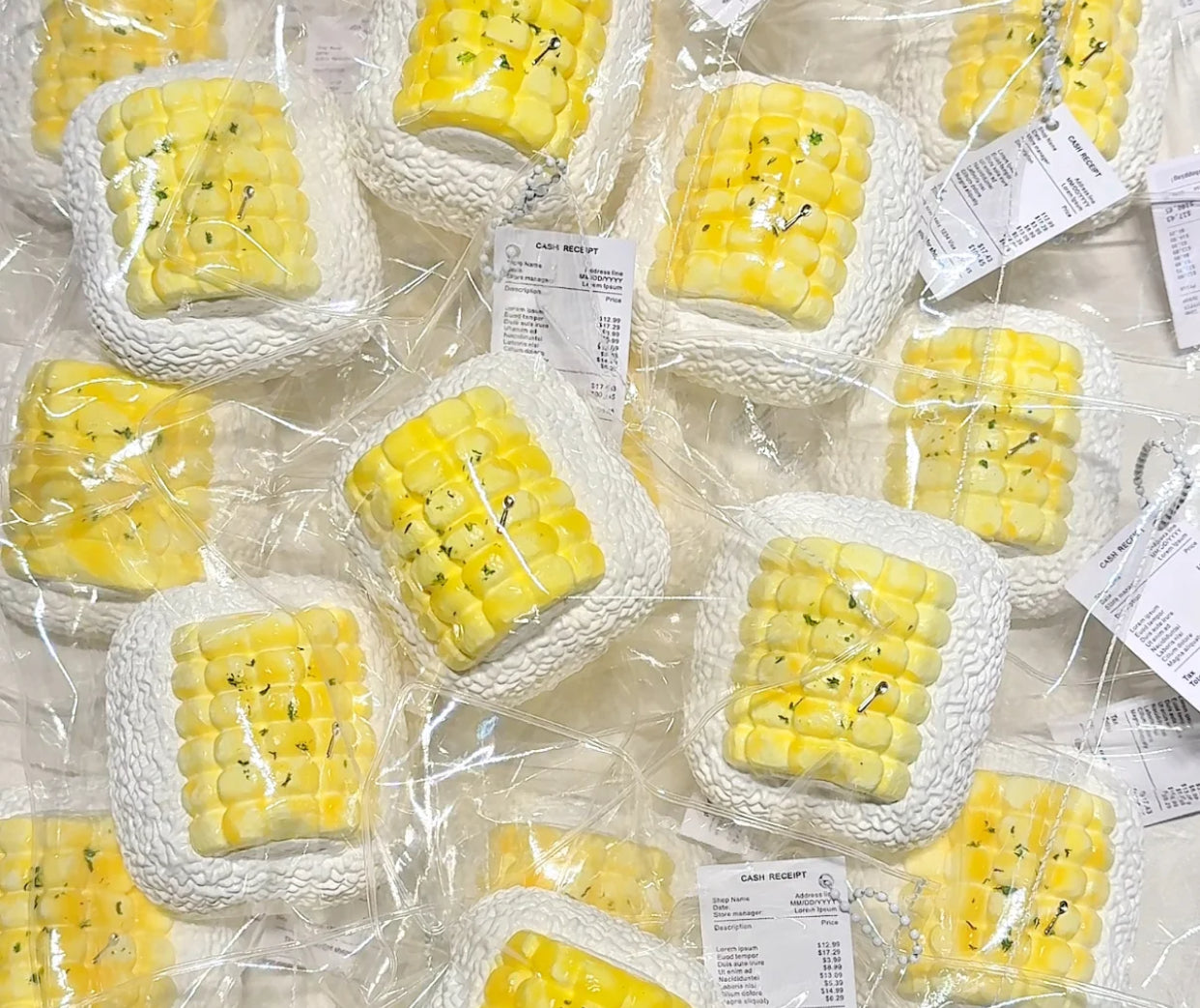 Grilled Corn Onigiri ruirui Squishy toy