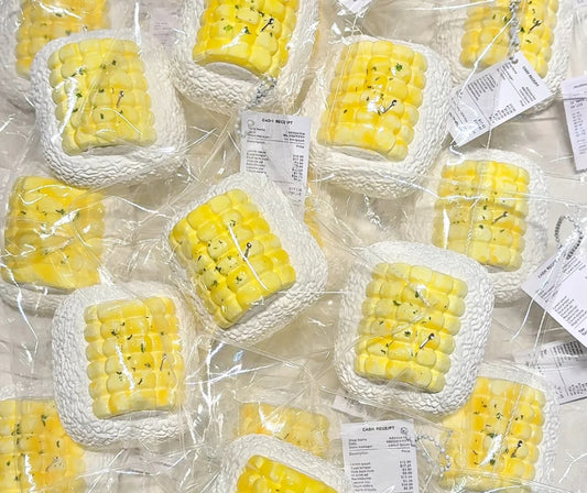 Grilled Corn Onigiri ruirui Squishy toy