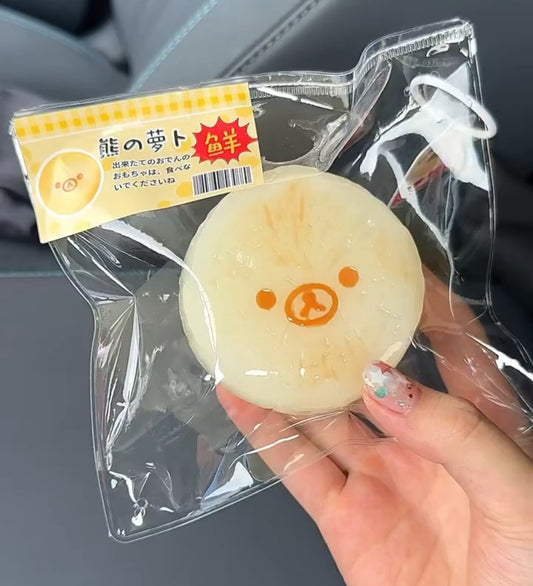 Bear-shaped Oden Daikon ruirui Squishy toy
