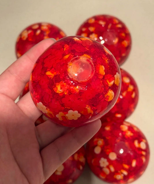 Red Handmade ball ruirui Squishy toy