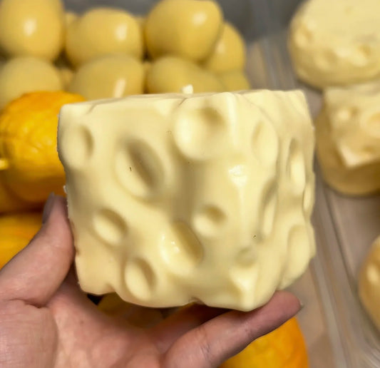 Jumbo Cheese Block Handmade Ball Squishy