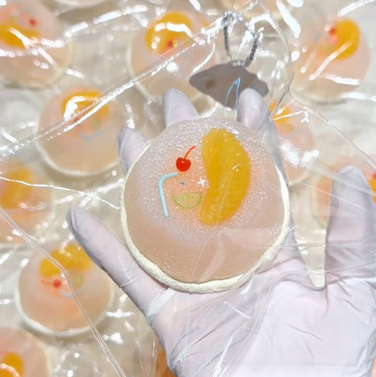 Orange Pudding ruirui Squishy toy