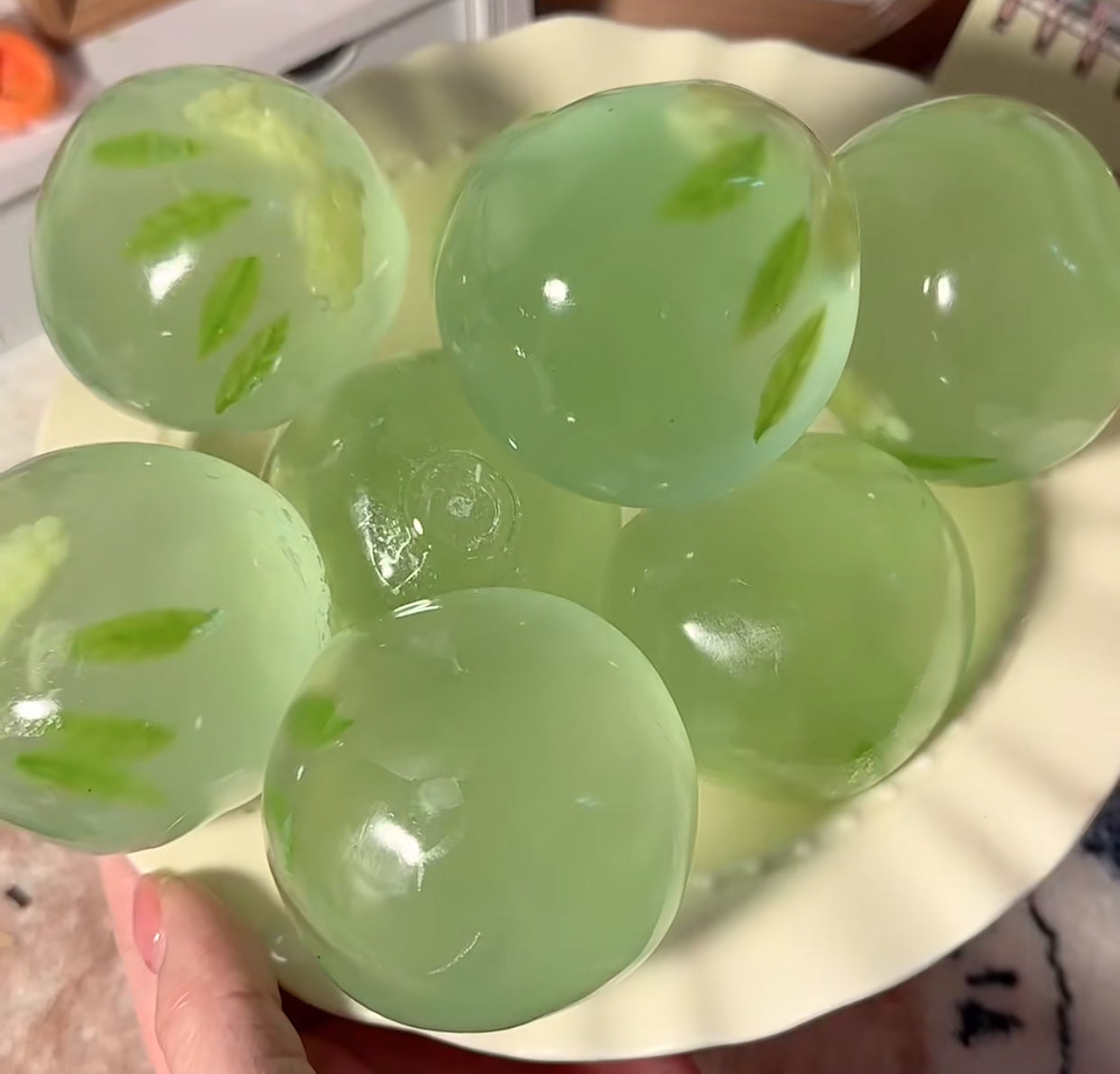 핸드메이드 포도볼 루이루이 스퀴시 장난감