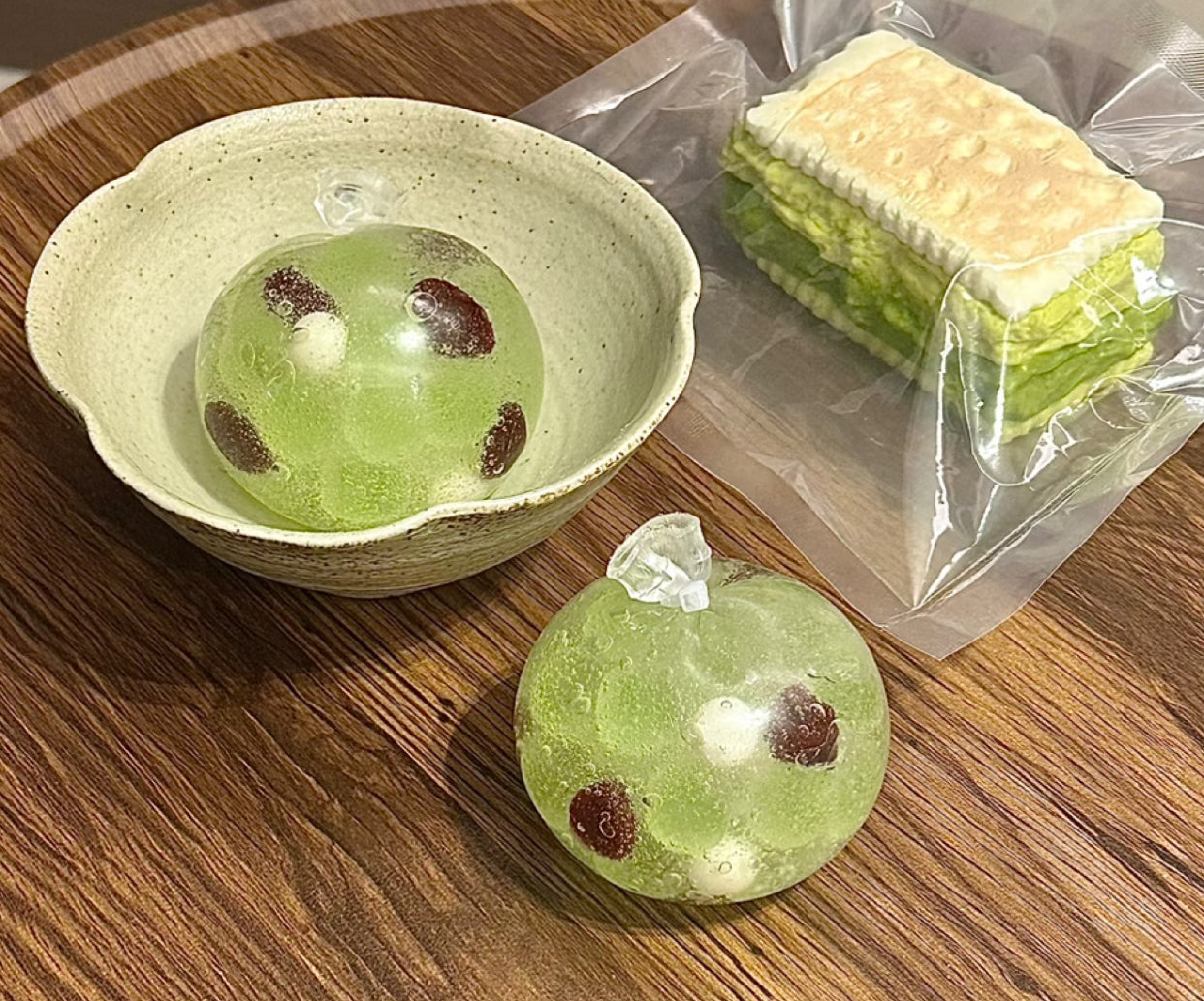 （유리 같은 설탕）스퀴시 볼 루이루이 스퀴시 장난감